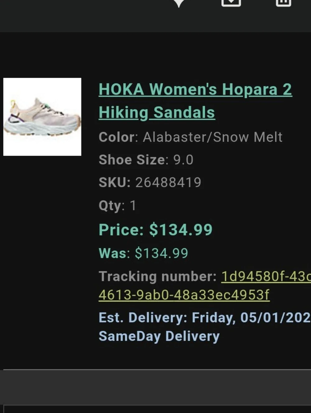 Hoka Hopara 2 Hiking Sandals